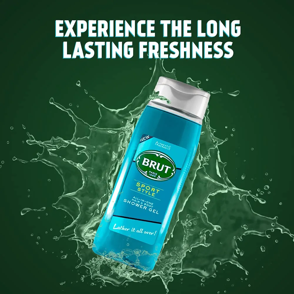 Picture of International Spain Product Brut Sport style All-in-one Hair & body Shower gel 500 Ml