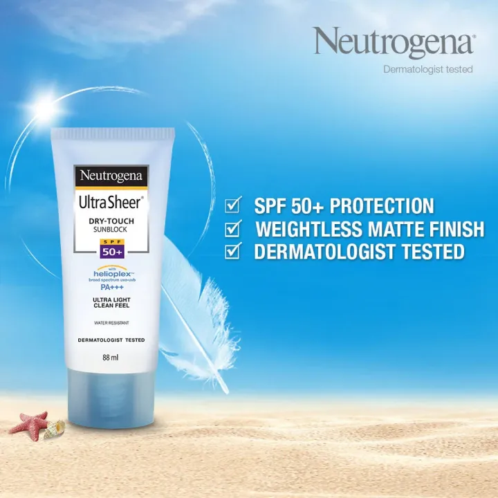 Picture of International product sunscreen Ultra sheer Dry touch Sunblock SPF 50+ 88Ml