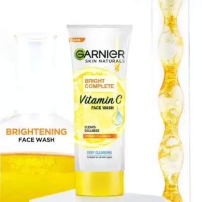 Picture of International Indian product Garnier Bright Complete Vitamin c Face wash 100 Ml