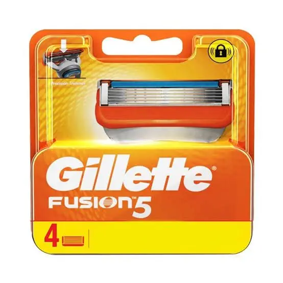 Picture of International Product Fusion Manual Shaving Razor Blades Cartridge 4pcs pack