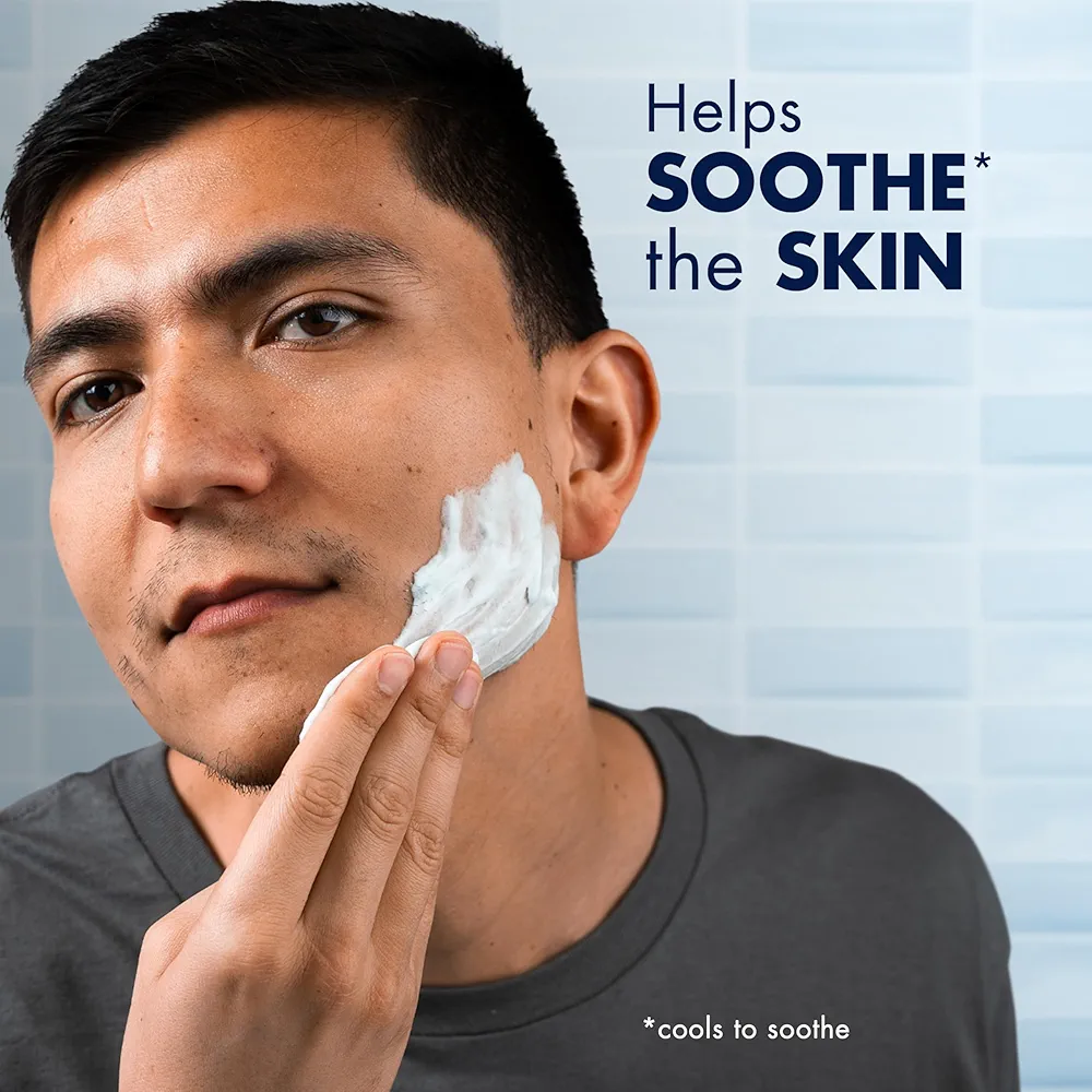 Picture of International Colombia product Skin care Shave Gel Soothing with Aloe Vera used for male - 200 ml