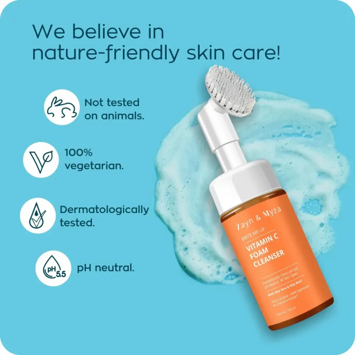 Picture of Face refreshment National product ZM Vitamin C Foaming face wash Used for male/female - 100 ml