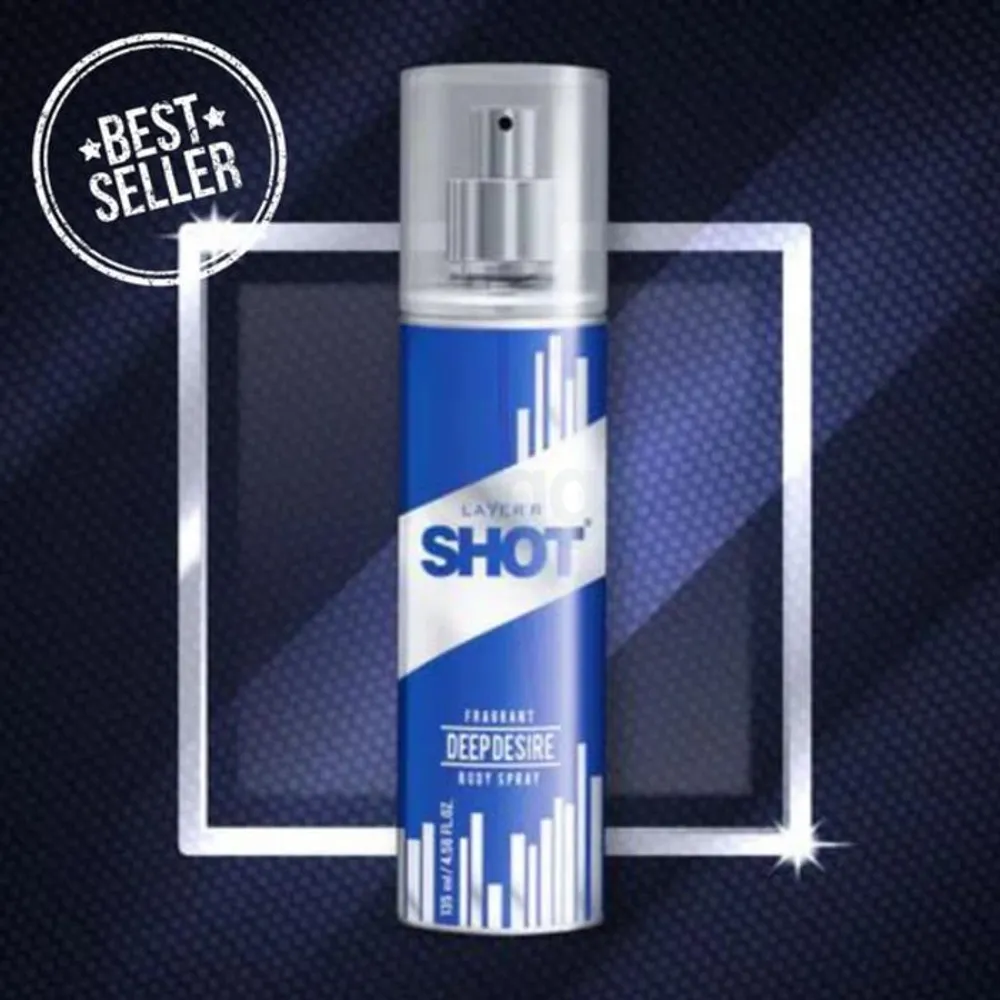 Picture of Indian product Layer,r Shot Deep Desire Body spray Used For male - 135 Ml