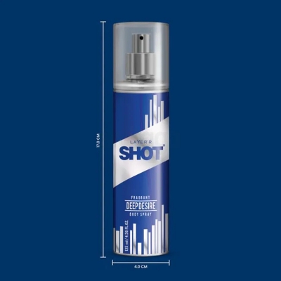 Picture of Indian product Layer,r Shot Deep Desire Body spray Used For male - 135 Ml
