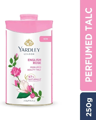 Picture of International Uk Product Yeardley English rose Perfume Talcum Powder 250 Gm