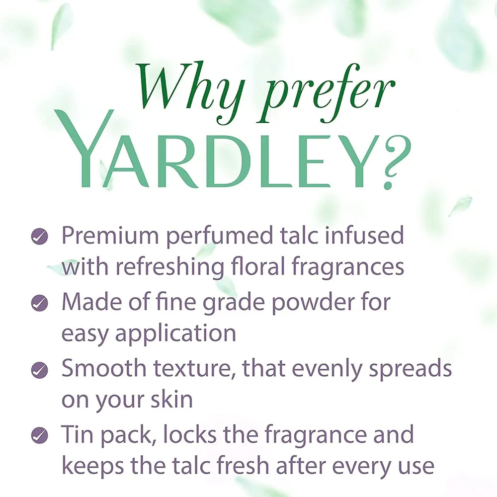 Picture of International UK Product Yeardley Imperial Jasmine Fragrant Talc 250 Gm