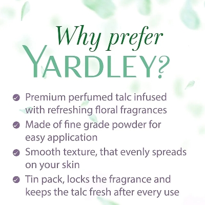 Picture of International UK Product Yeardley Imperial Jasmine Fragrant Talc 250 Gm