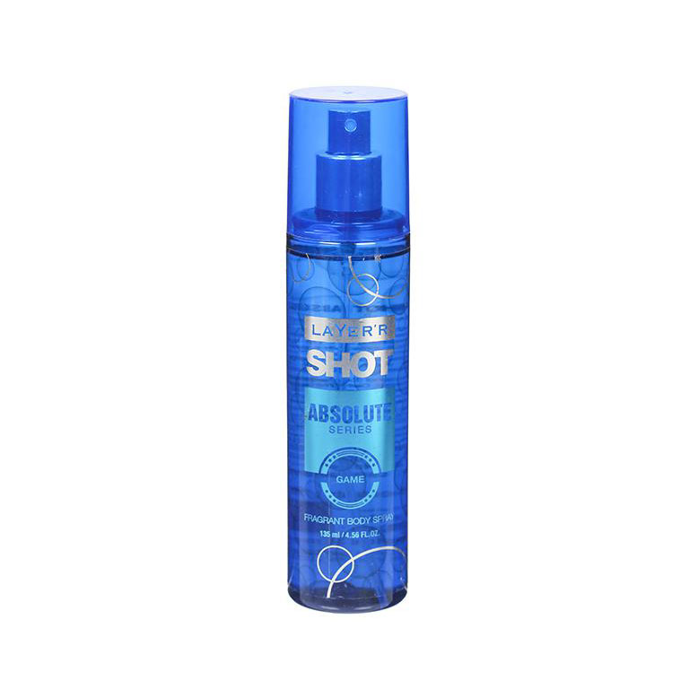 Picture of International Indian product Layer'r Shot Absolute Series Game Fragrant Body spray 135 Ml
