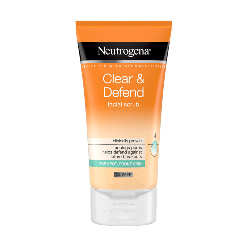 Picture of International France product Neutrogena Clear & defend Facial Scrub 150 Ml