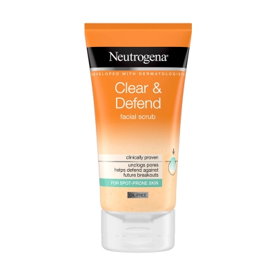 Picture of International France product Neutrogena Clear & defend Facial Scrub 150 Ml