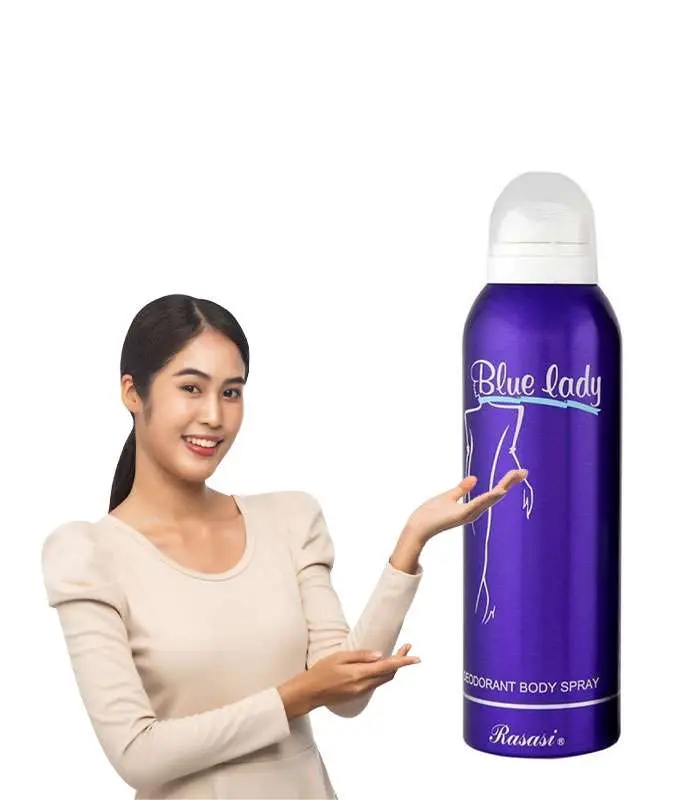 Picture of International UAE Product Rasasi Blu lady Deodorant Body Spray For Women 200 Ml