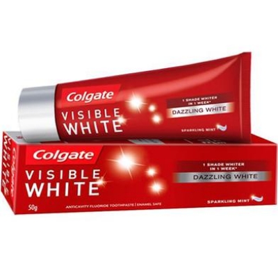 Picture of Indian product Colgate Visible White tooth Past 50 Gm
