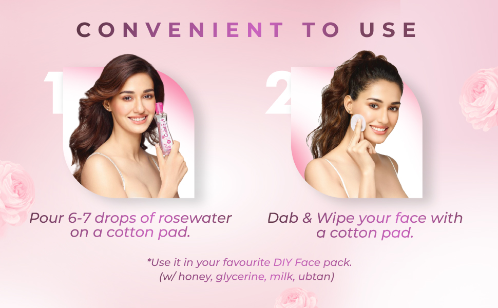 Picture of Indian Product Dabur Gulabari Premium Rose water All Skin types 120 Ml