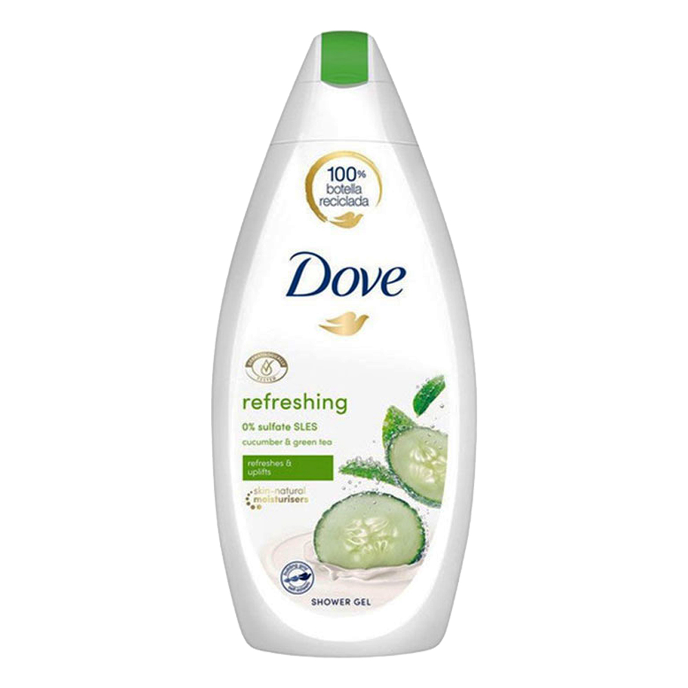 Picture of International Uk Product Dove Refreshing 0% Sulfate Sles Cucumber & green Tea Body used For male /femal 500 ml
