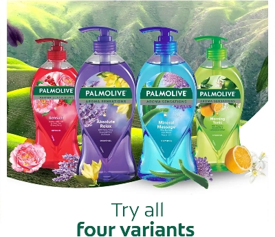 Picture of International Malaysian product Palmolive Aroma sensations Mineral Massage With Aloe Vera For Used male /female Shower Gel 750 Ml