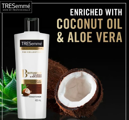 Picture of International UAE Product Tresemme Botanique nourish & Replenish With Coconut oil & Aloe Vera Conditioner For used male/female 400 Ml