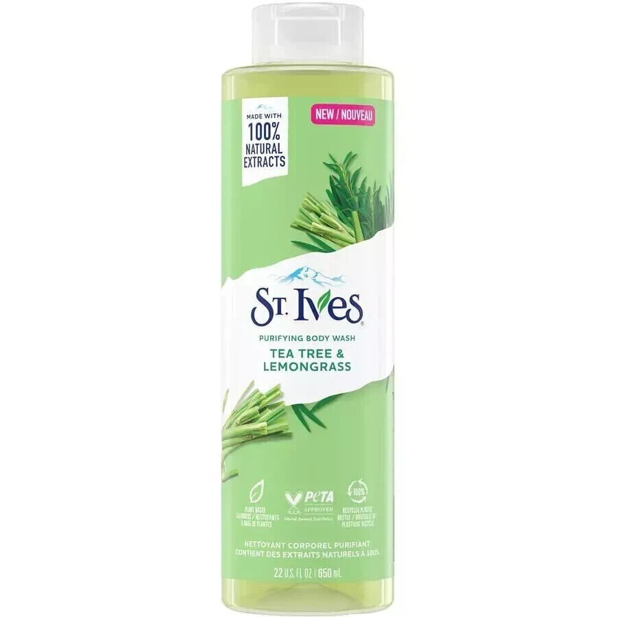 Picture of International USA Product ST.lves Purifying Tea tree & Lemongrass Body wash used for male /female 650 Ml