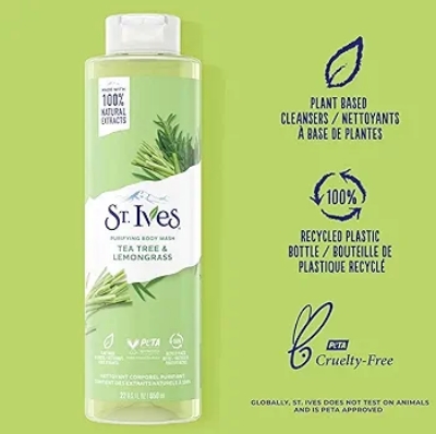 Picture of International USA Product ST.lves Purifying Tea tree & Lemongrass Body wash used for male /female 650 Ml