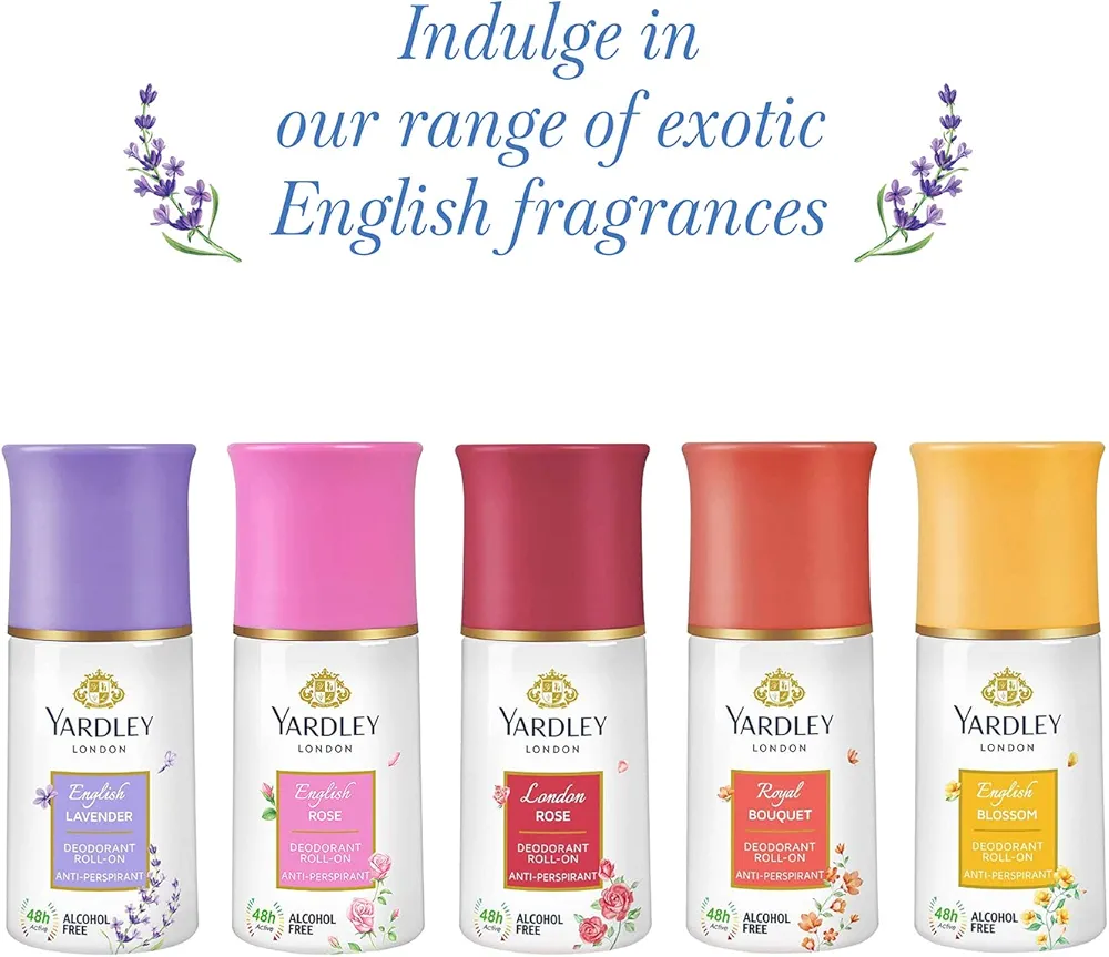 Picture of International Product Yeardley London English Lavender Deodorant Roll- on Anti parspirent  Alcohol Free 50 Ml