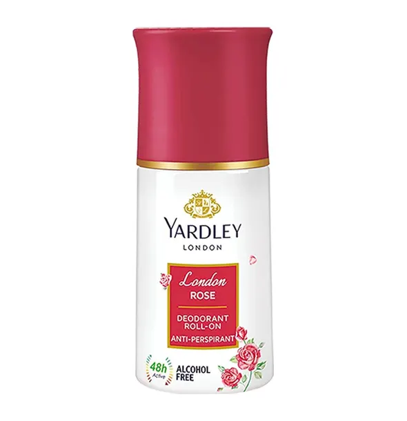 Picture of International Uk Product Yeardley London Rose Antiperspirant Roll-on with alcohol Free 50 Ml