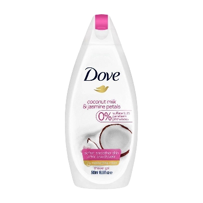 Picture of International Product Dove Coconut Milk & jasmine petals Moisturising Cream Shower Gel used For male /female 500 Ml