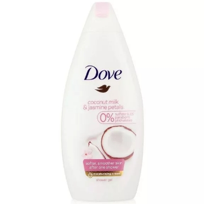 Picture of International Product Dove Coconut Milk & jasmine petals Moisturising Cream Shower Gel used For male /female 500 Ml