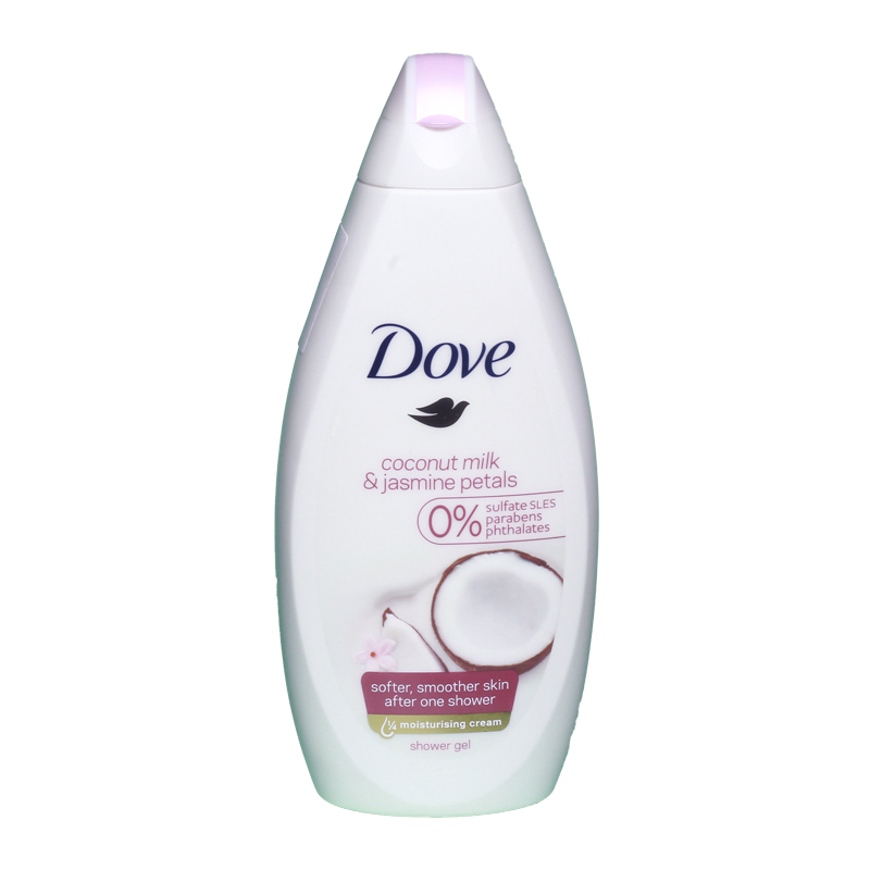 Picture of International Product Dove Coconut Milk & jasmine petals Moisturising Cream Shower Gel used For male /female 500 Ml