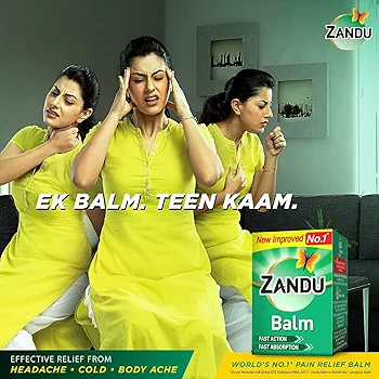 Picture of Indian Product Zandu Balm Fast action Fast absorption 8 Ml