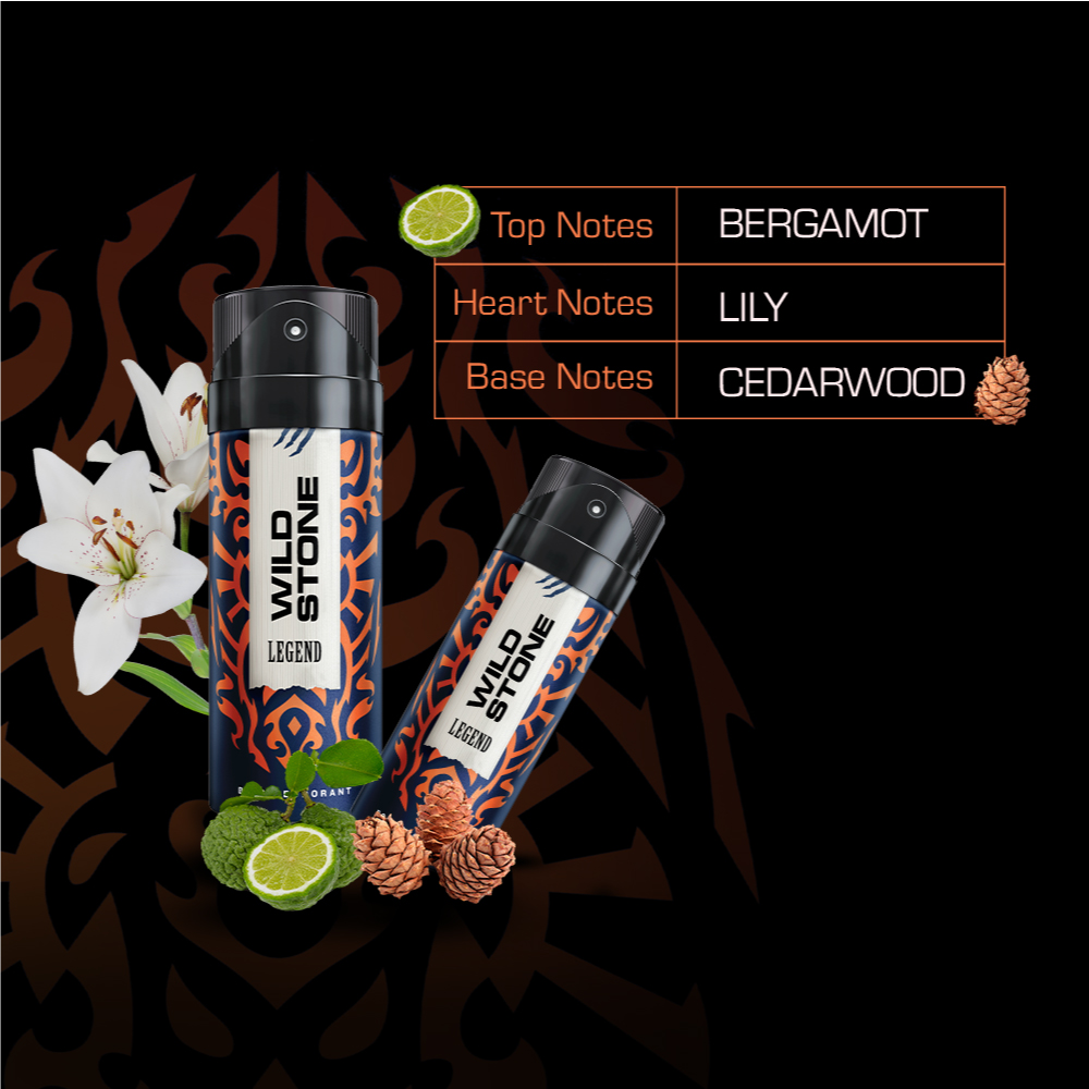 Picture of Indian Product Wild stone Legend Body Deodorant body spray For men 150 Ml