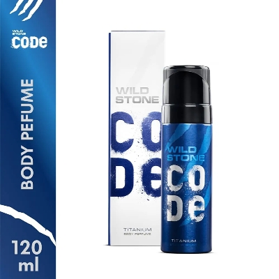Picture of Indian Product Wild Stone Code Titanium Body Perfume Spray No Gas For Men 120 Ml