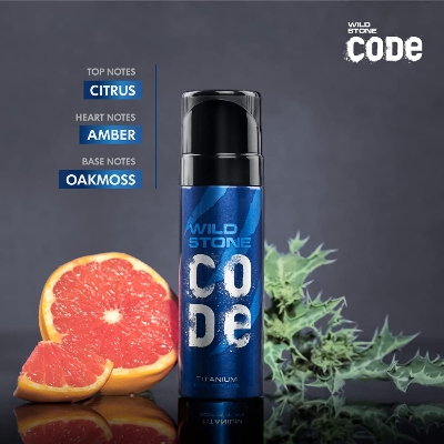 Picture of Indian Product Wild Stone Code Titanium Body Perfume Spray No Gas For Men 120 Ml