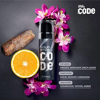 Picture of Indian Product Wild Stone Code Platinum Body Perfume Spray No Gas For men 120Ml