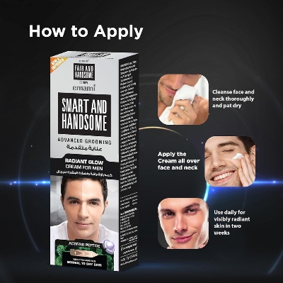 Picture of International UAE Product Fair & Handsome Advance Whitening Cream For men 100 Gm