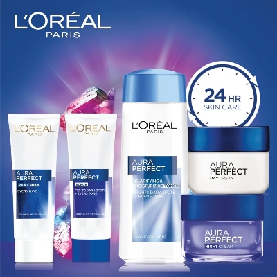 Picture of International Product Loreal Peris Aura perfect Day cream SPF 17 PA++ Used For male /female 50 Ml