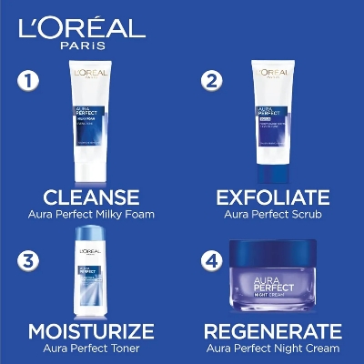 Picture of International Product Loreal Peris Aura perfect Day cream SPF 17 PA++ Used For male /female 50 Ml