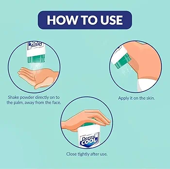 Picture of Indian Product Dermi Cool Prickly heat Menthol Regular Powder 150 Gm