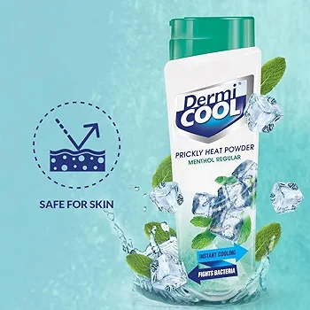 Picture of Indian Product Dermi Cool Prickly heat Menthol Regular Powder 150 Gm