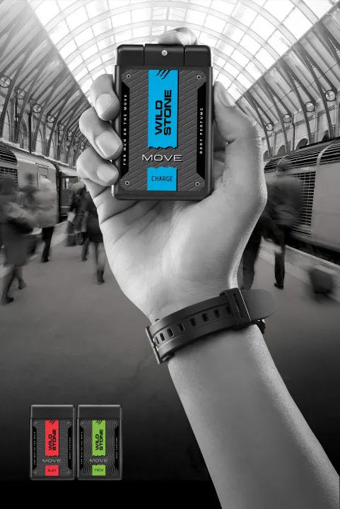 Picture of Indian Product Wild stone Move Charge pocket body perfume spray used for male 18 Ml