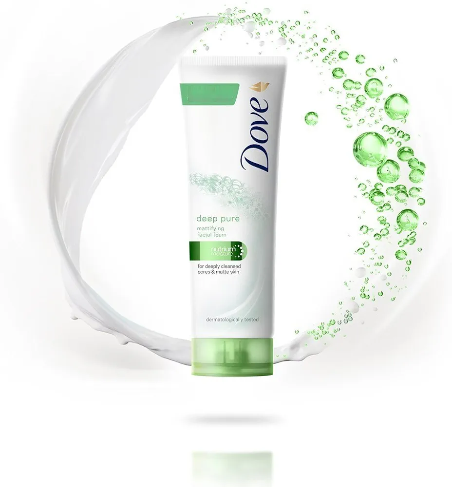 Picture of International Indonesian product Dove Deep pure Oil control Facial cleanser Used For Female 100 Gm