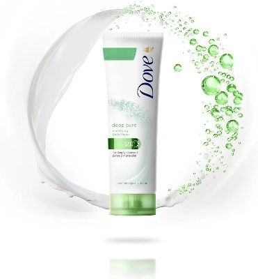 Picture of International Indonesian product Dove Deep pure Oil control Facial cleanser Used For Female 100 Gm