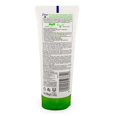 Picture of International Indonesian product Dove Deep pure Oil control Facial cleanser Used For Female 100 Gm