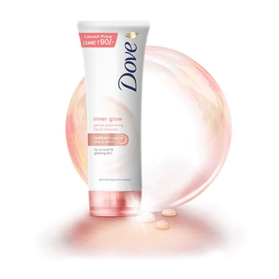 Picture of International Indonesian Product Dove Inner Glow Gentle Exfoliating Facial cleanser used for female 100 Gm