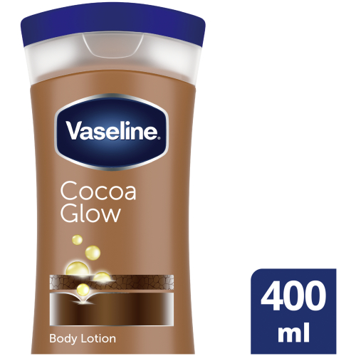Picture of International UAE product vaseline Intensive Care Cocoa butter glow lotion used For male /female 400 Ml