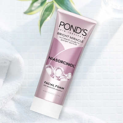 Picture of International Thailand product Ponds Bright Miracle Niasorcinol Facial foam Used For male/female 100 Ml