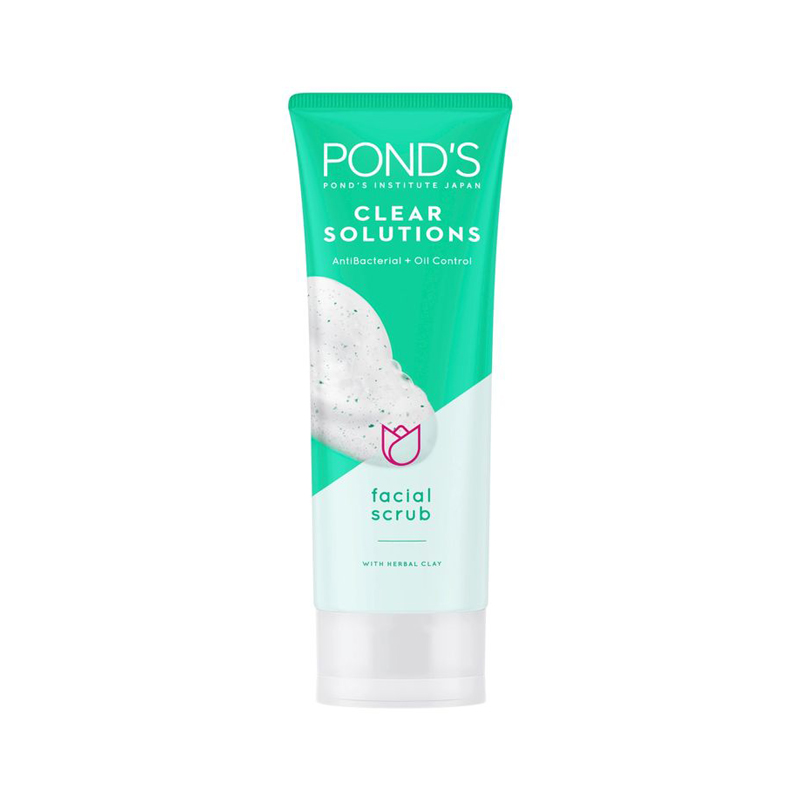 Picture of International Thailand product Ponds Clear Solutions Facial Scrub Used For male /female 100 Gm
