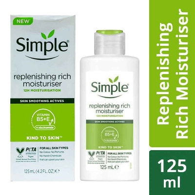 Picture of International Uk Product Simple Replenishing Rich Moisturiser 125 Ml