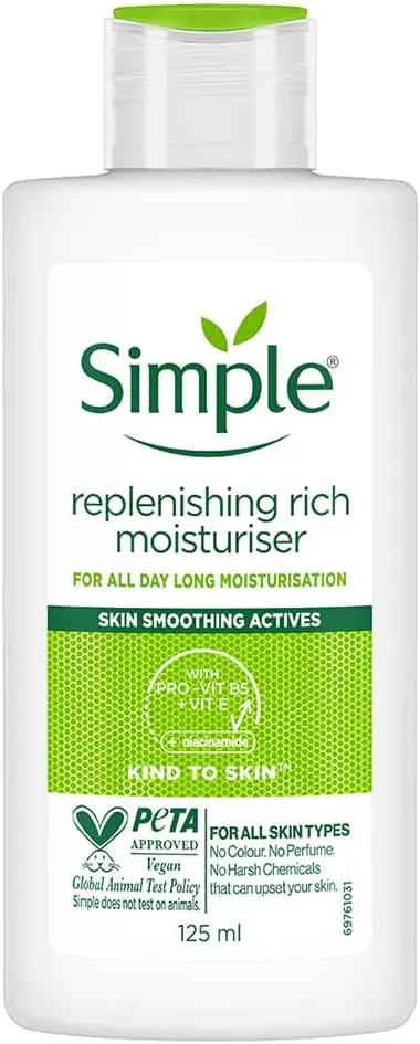 Picture of International Uk Product Simple Replenishing Rich Moisturiser 125 Ml