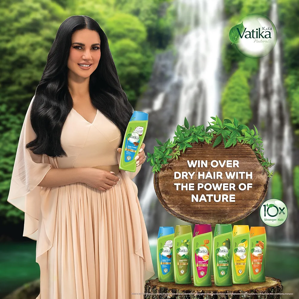 Picture of International UAE Product Vatika Coconut & Castor Volume & Thickness Shampoo Used For male/female 400 Ml