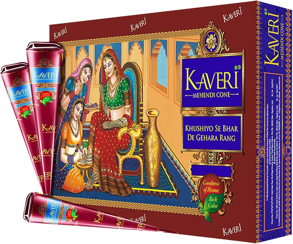 Picture of Indian Product Kaveri Mahendi Cone 1box 12pcs