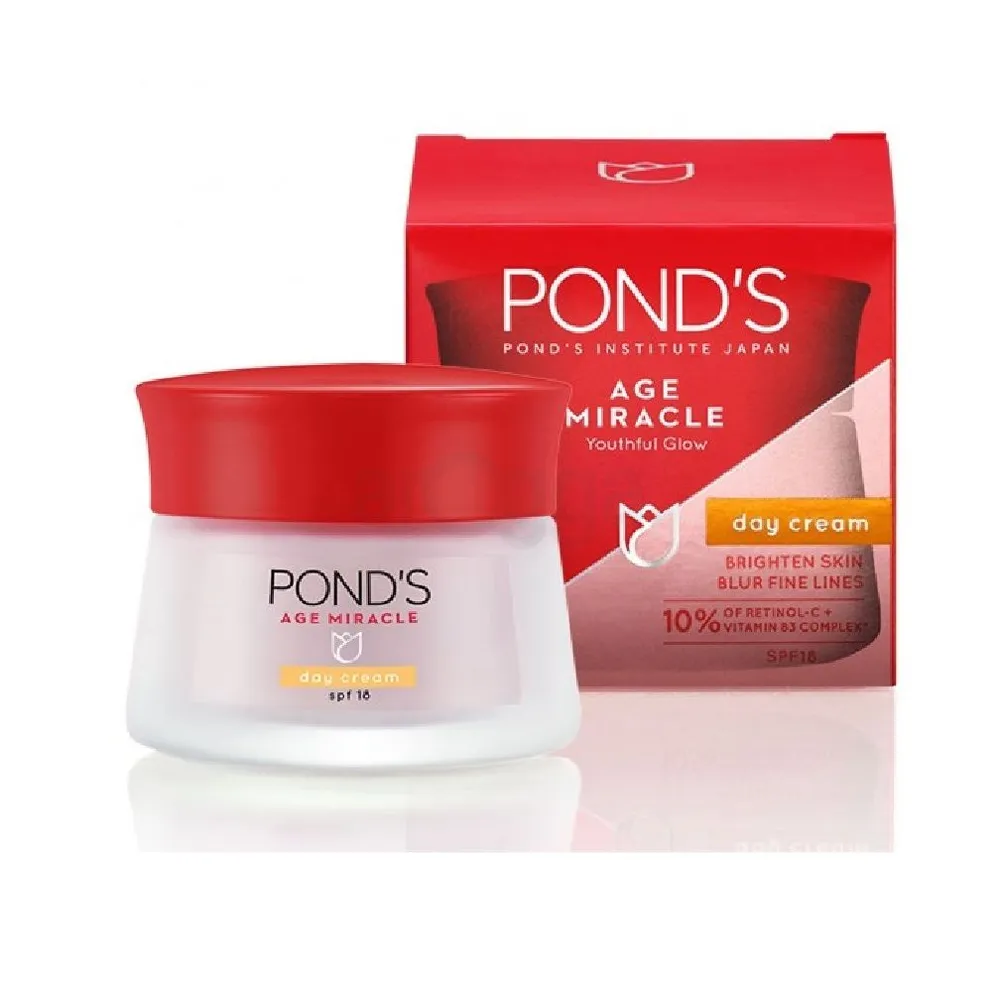 Picture of International Thailand product Ponds Age miracle Youth Glow Day cream Used for male/female  45 Gm